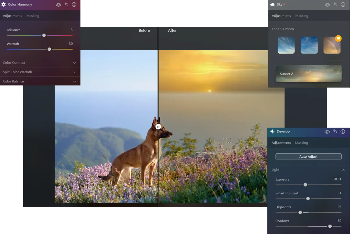 Editing before and after photos in Luminar Neo | Skylum Blog