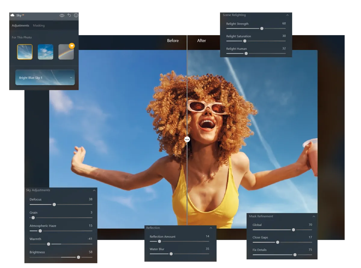Tools for replacing the sky in Luminar Neo | Skylum Blog
