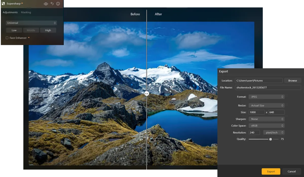 SuperSharp and Export  in Luminar Neo | Skylum Blog