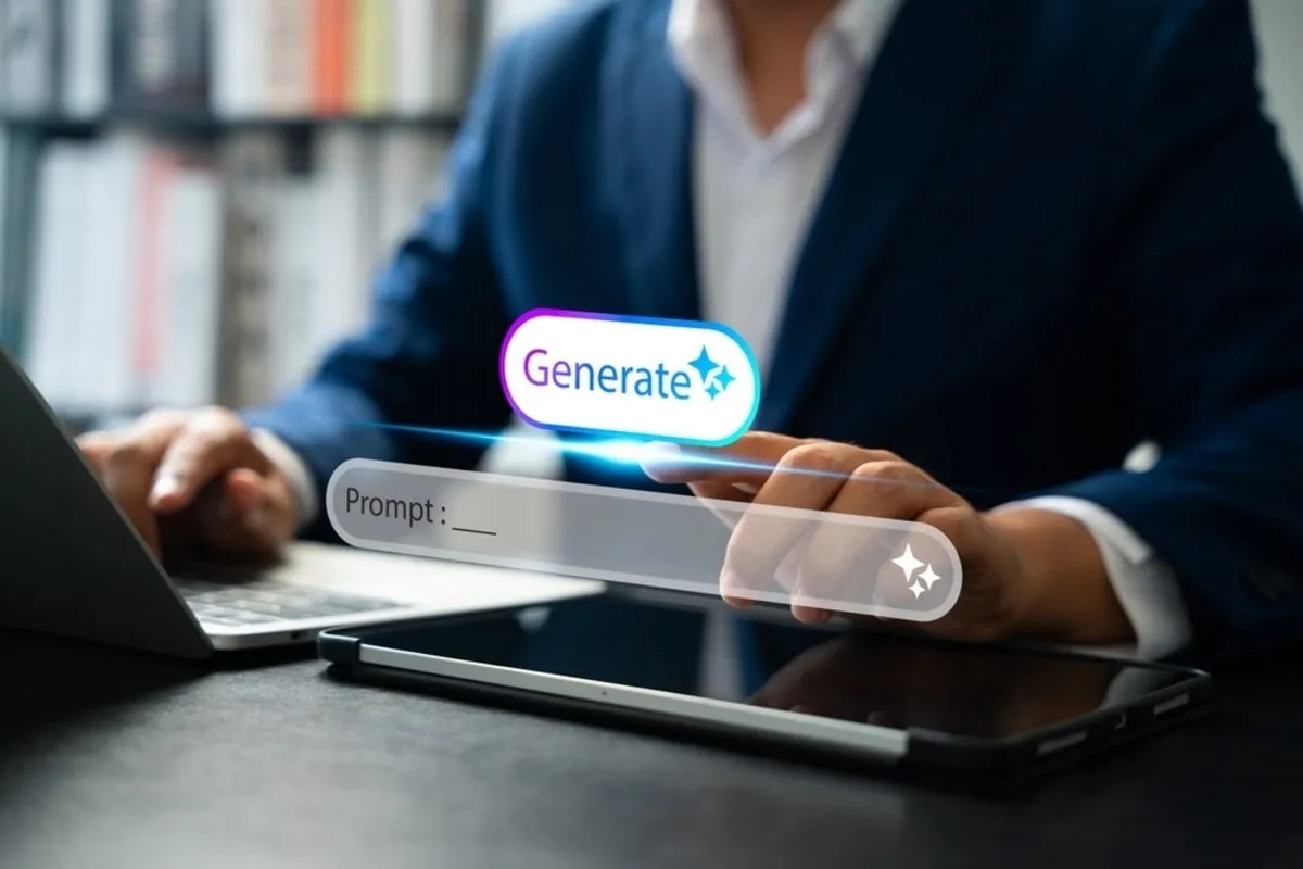 A girl generates photos in AI | Skylum Blog