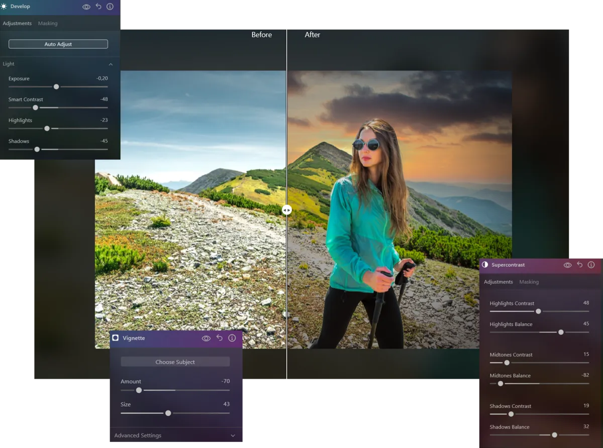 Editing photos after replacing the sky in Luminar Neo | Skylum Blog