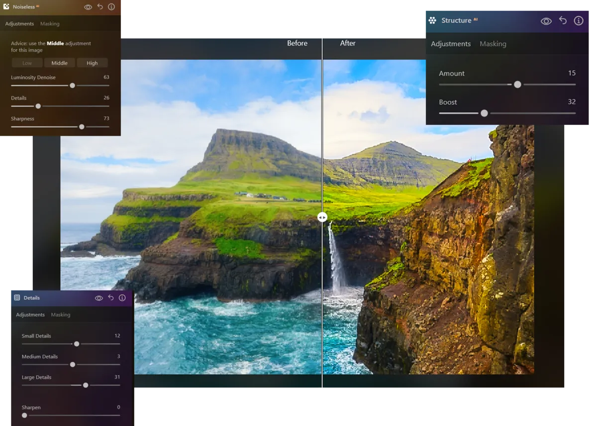 Clarity settings in Luminar Neo | Skylum Blog