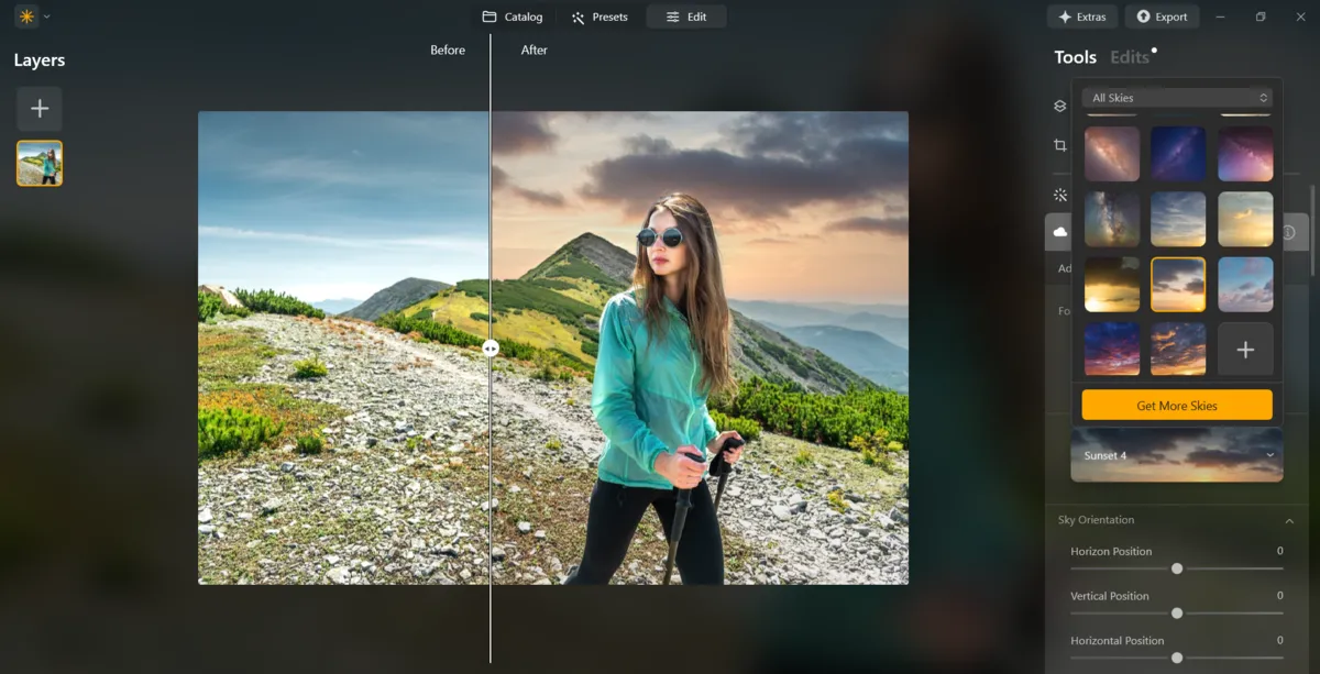 Choosing a sky to replace in a photo in Luminar Neo | Skylum Blog