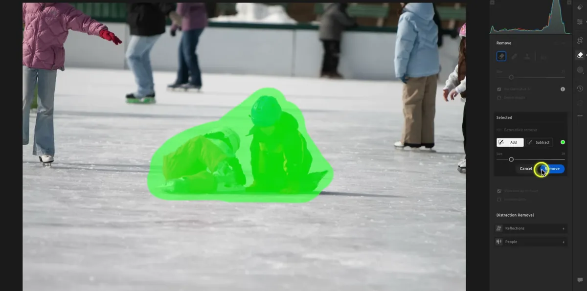 Deleting an object in Lightroom | Skylum Blog