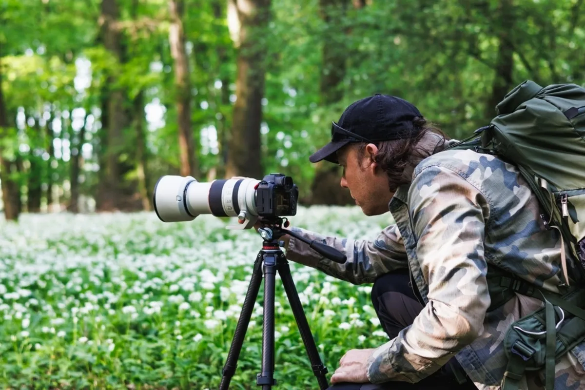 A photographer takes pictures in nature | Skylum Blog