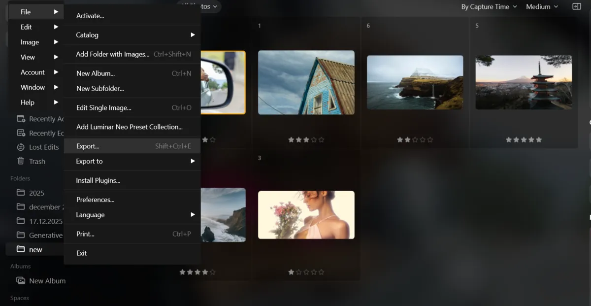 Exporting photos to Luminar Neo | Skylum Blog