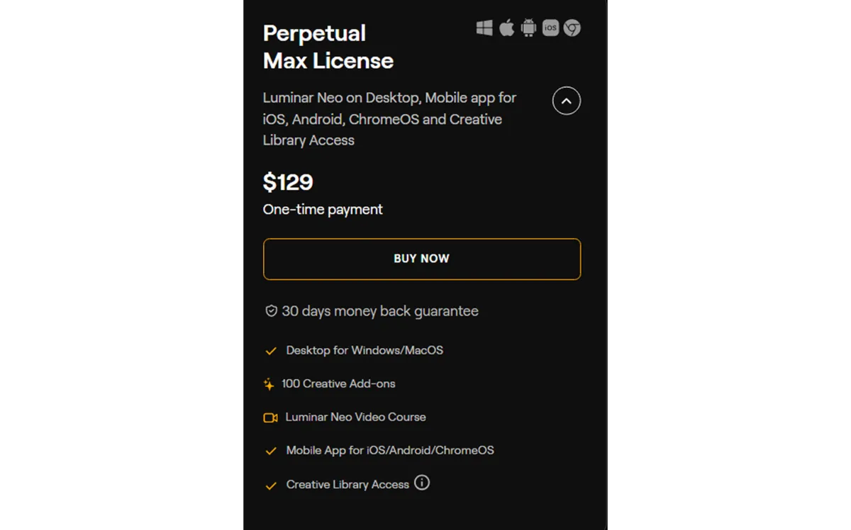 Perpetual Max Licence in Luminar Neo | Skylum Blog