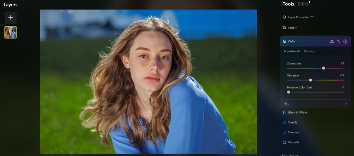 Setting the background color in Luminar Neo | Skylum Blog