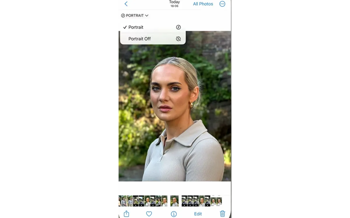 Turning Portrait Mode on and off in iPhone photos | Skylum Blog