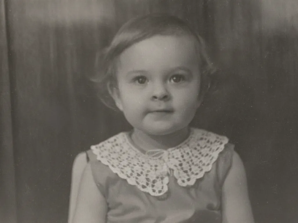 An old photo of a girl after editing | Skylum Blog