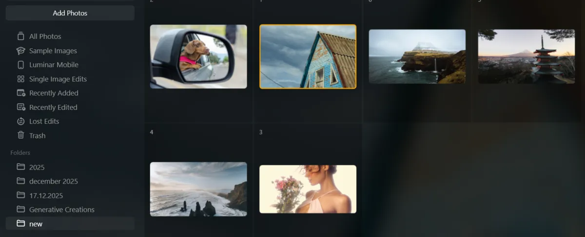 Photo in an album in Luminar Neo | Skylum Blog