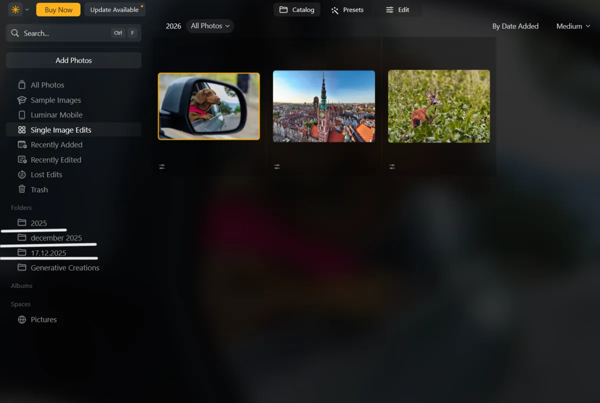Photo folders in Luminar Neo | Skylum Blog