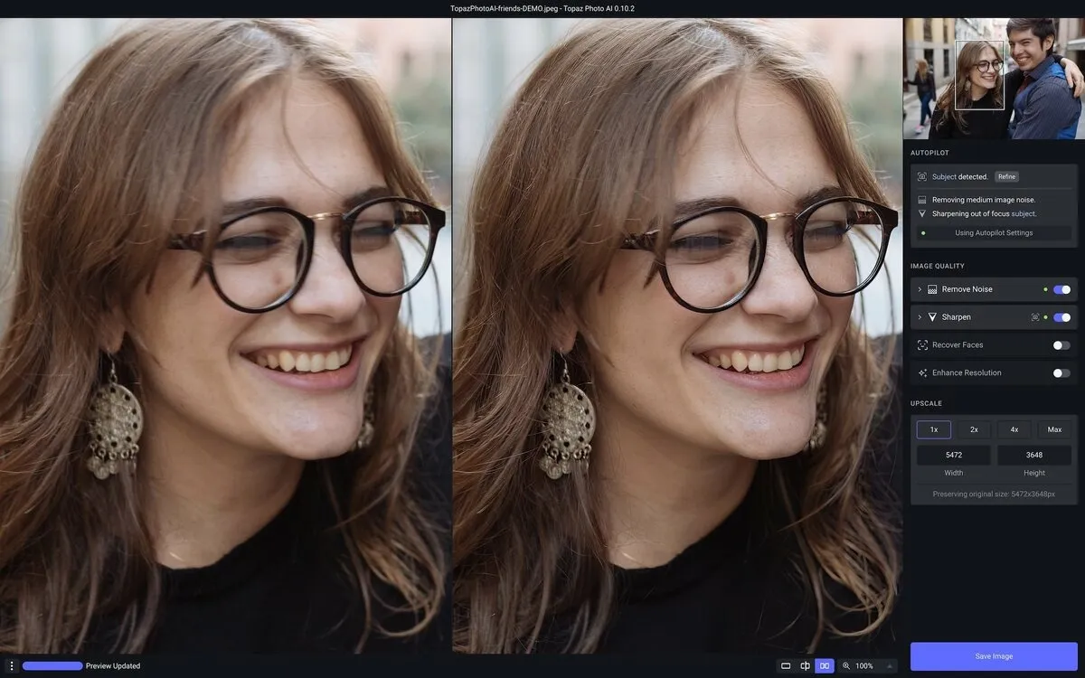 Editing a Girl's Portrait in Topaz Photo AI | Skylum Blog