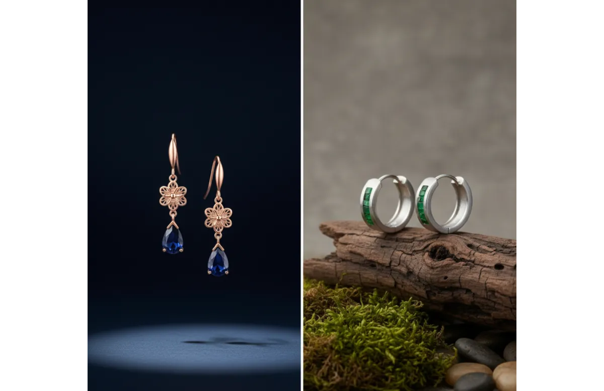 Photo of earrings | Skylum Blog