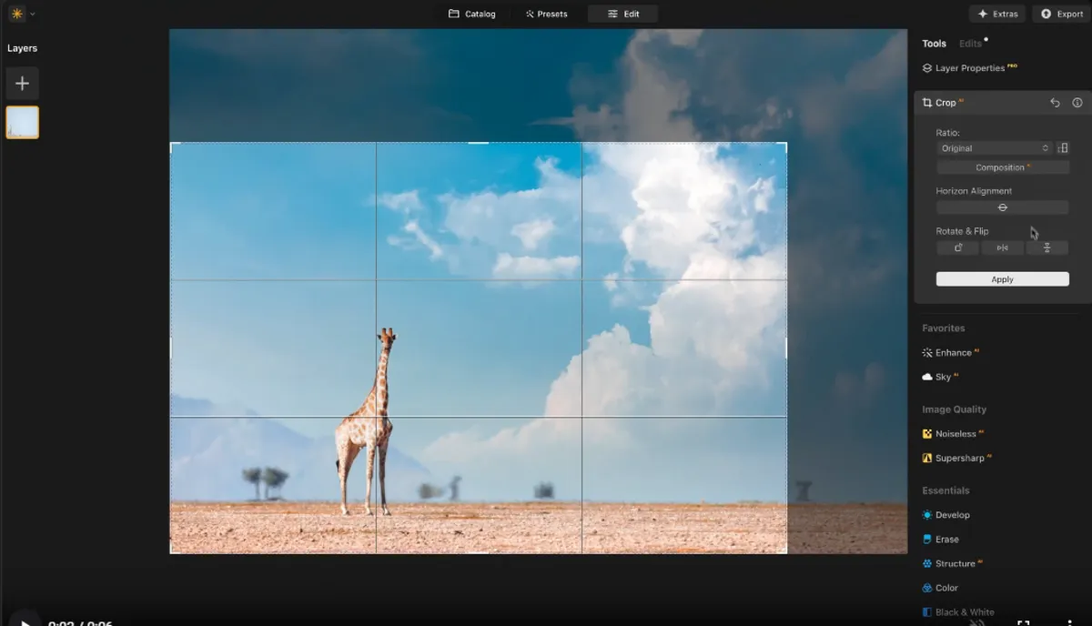 Crop in Luminar Neo | Skylum Blog