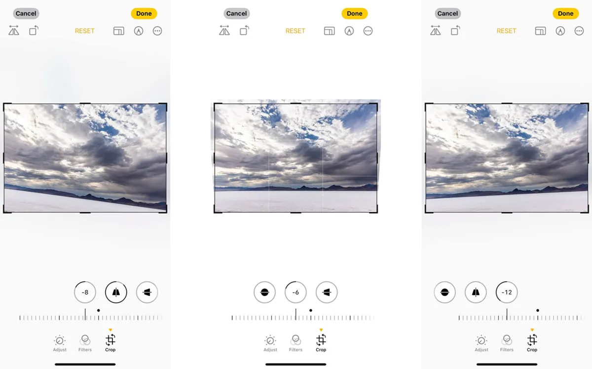 Horizontal tool in iPhone photos | Skylum Blog