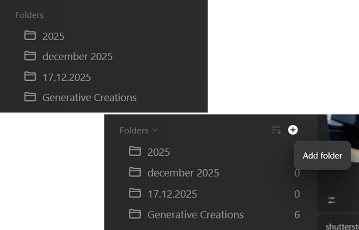 Folders and creating a new folder in Luminar Neo | Skylum Blog