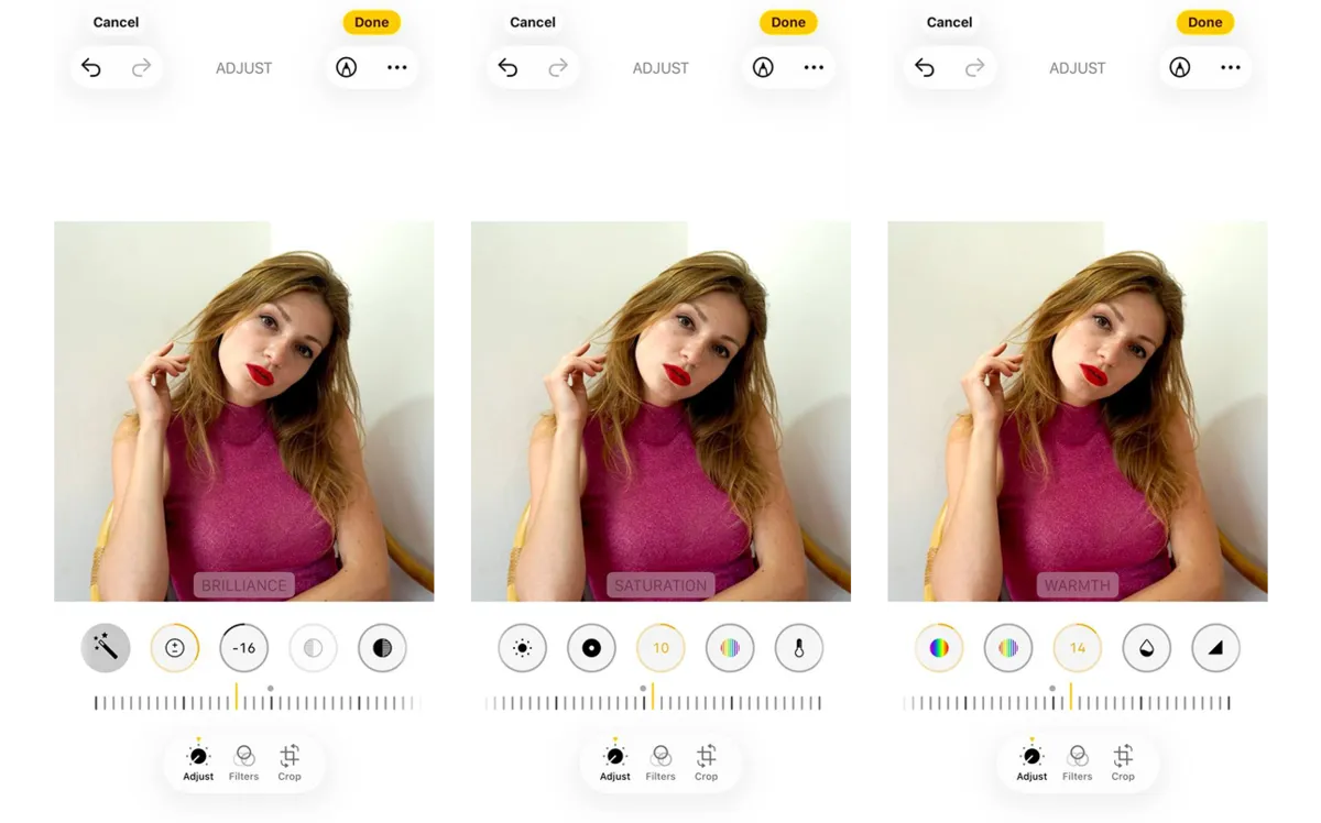 Brilliance Saturation Warmth in iPhone photo editing | Skylum Blog
