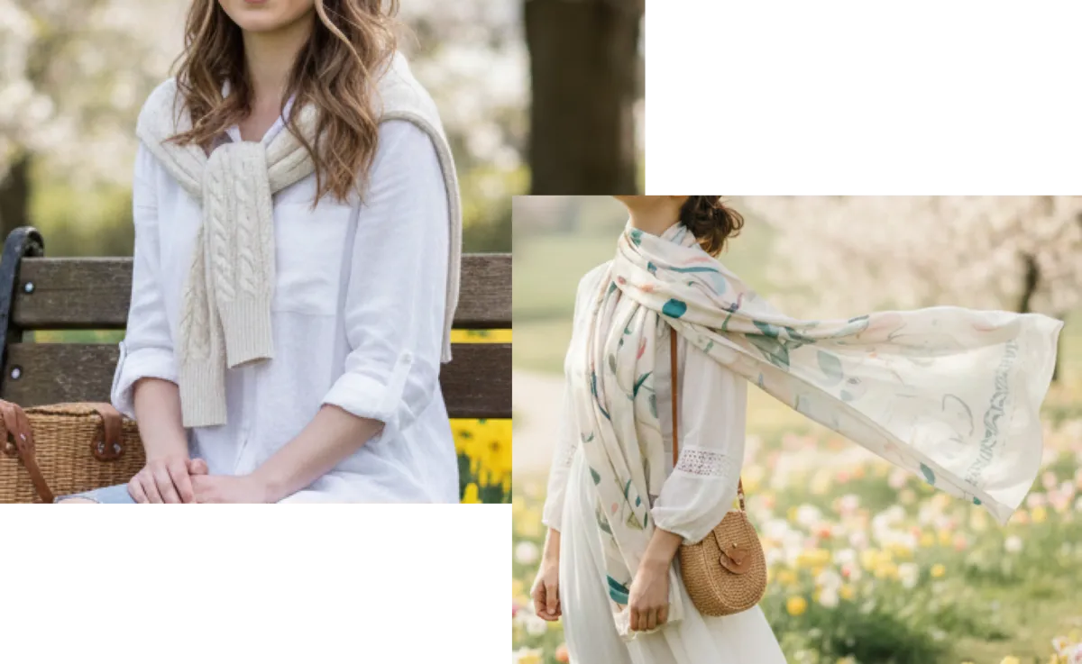 Women's accessories for a spring photo shoot | Skylum Blog