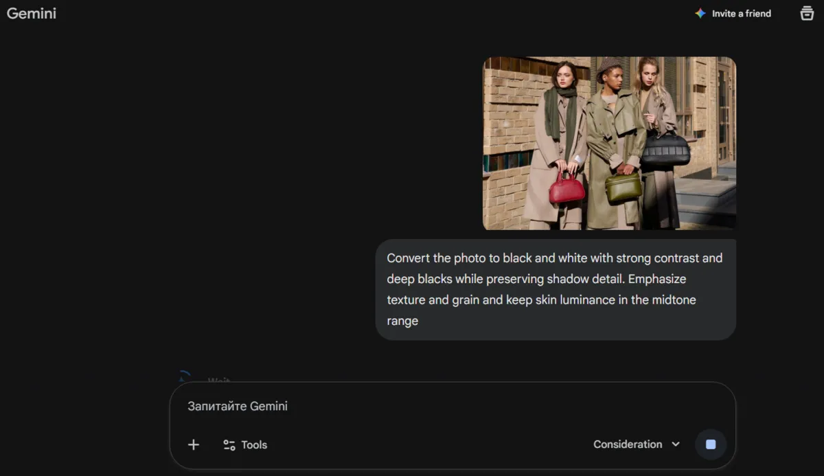 Black-and-White Artistic Conversion in Gemini | Skylum Blog