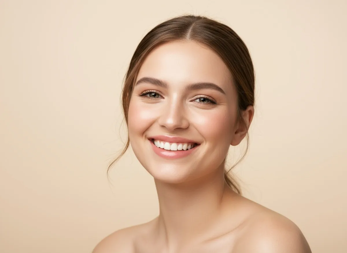 Portrait of a girl with perfect skin in AI | Skylum Blog