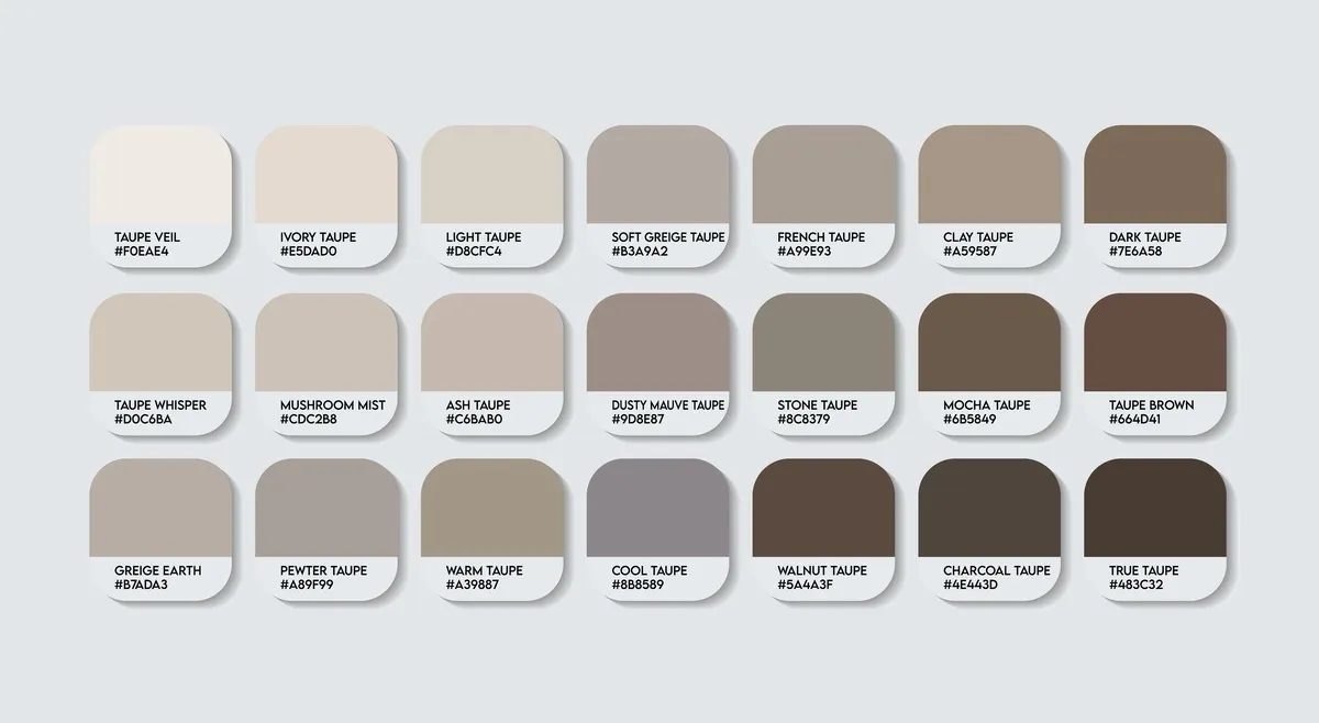 Taupe shade palette | Skylum Blog