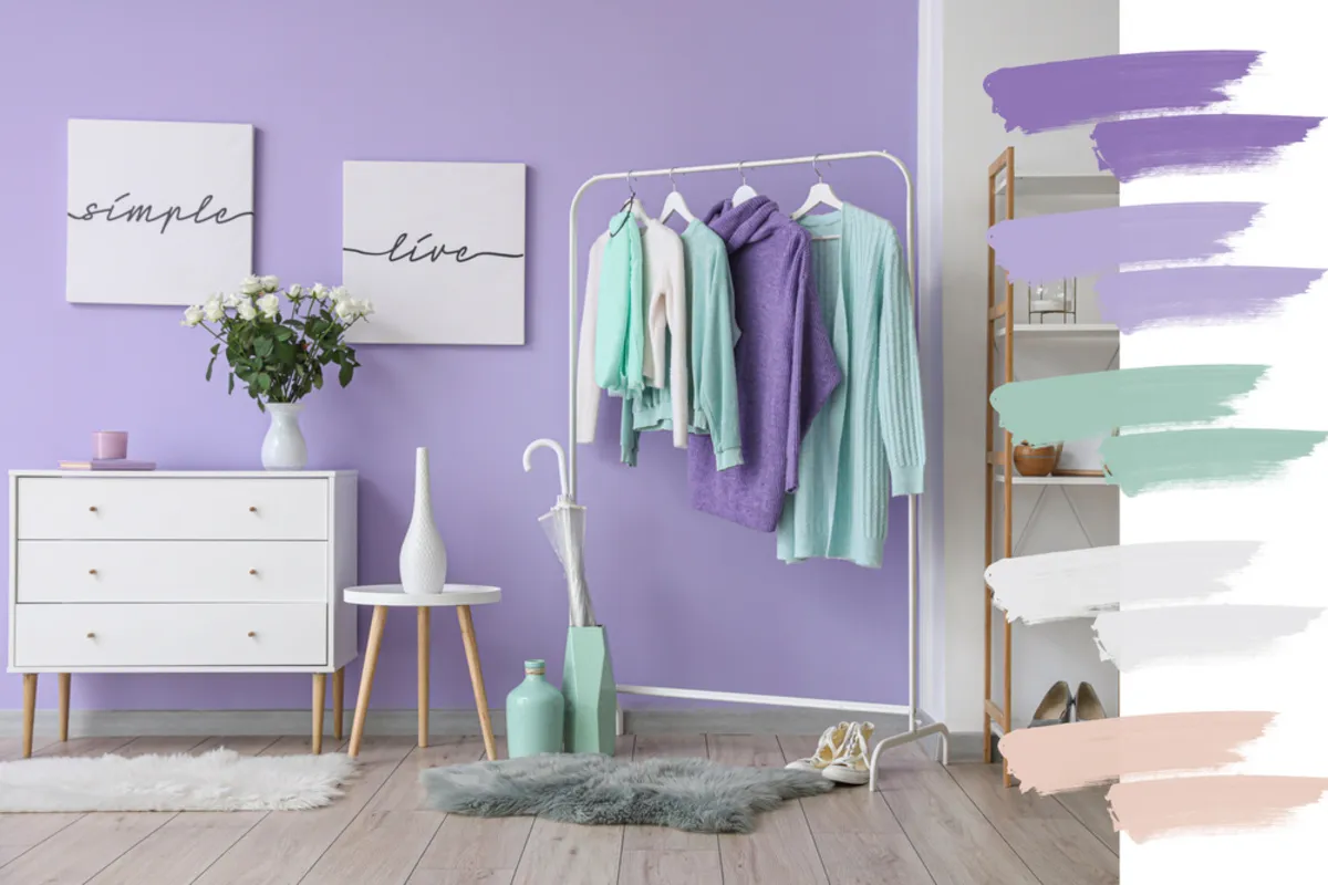 An example of a color palette in a wardrobe | Skylum Blog