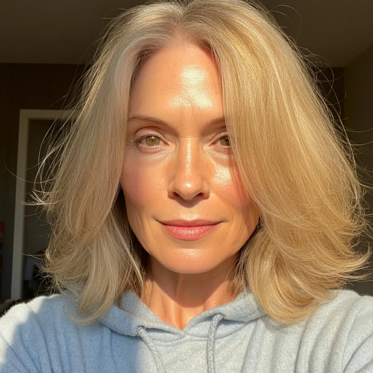 Portrait of a woman in the light in AI | Skylum Blog