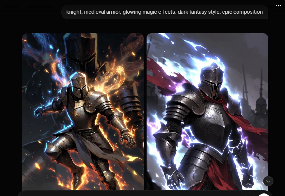 Portrait of a knight in armor created in Grok | Skylum Blog