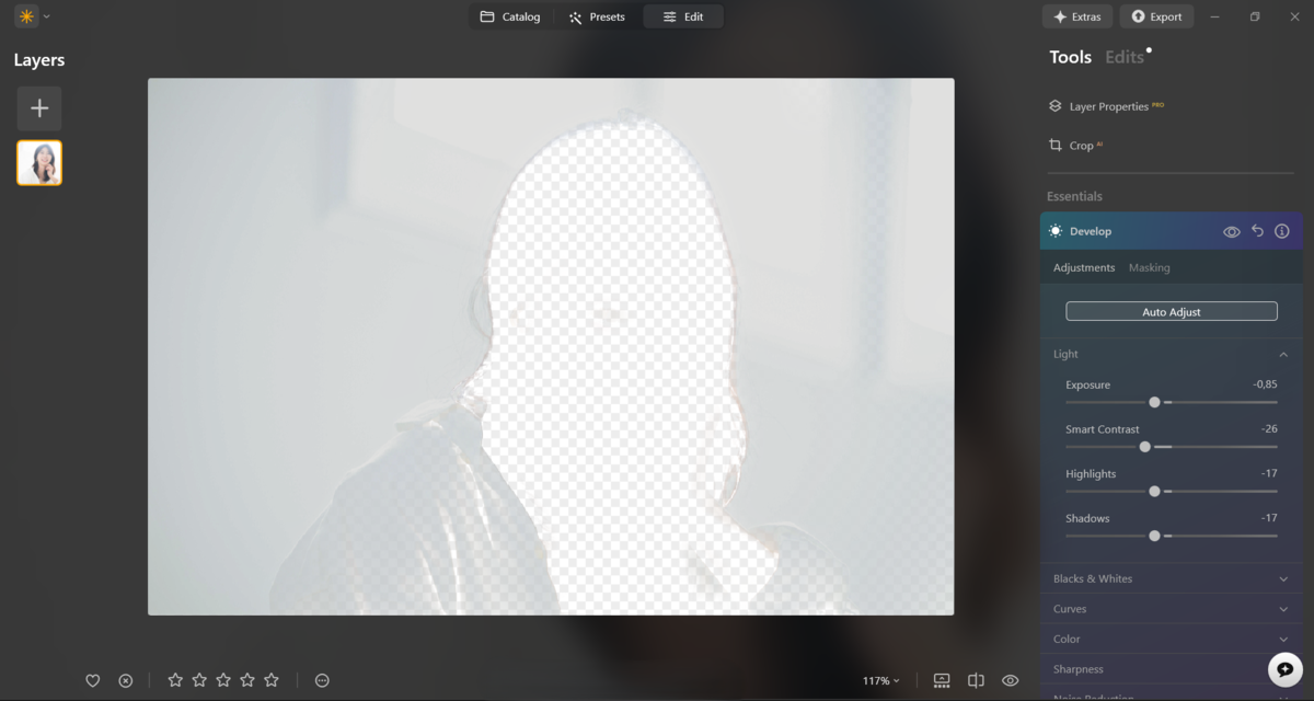 Editing a selected background in Luminar Neo | Skylum How-to
