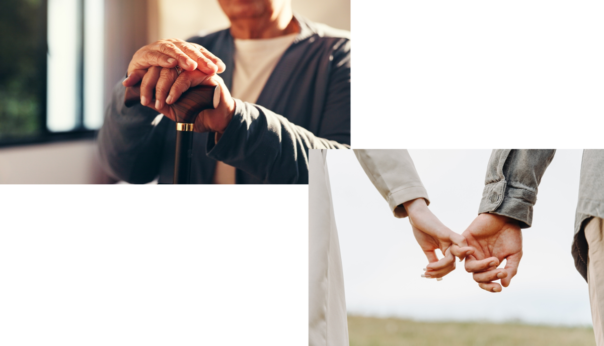 Photo of the hands of an elderly person and young people | Skylum Blog

