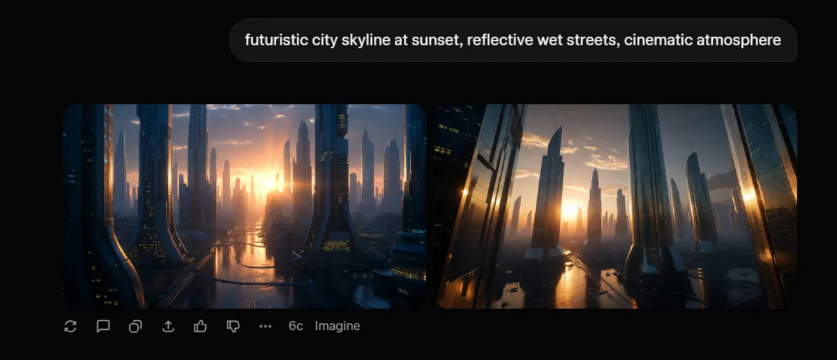 Photograph of a fantasy city created in the Grok | Skylum Blog