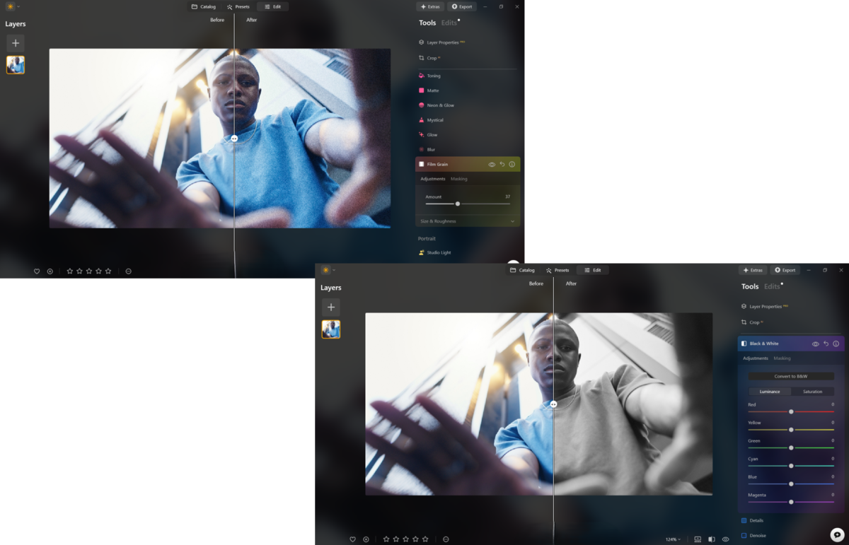 Film Effect and Black and White Effect in Luminar Neo | Skylum Blog

