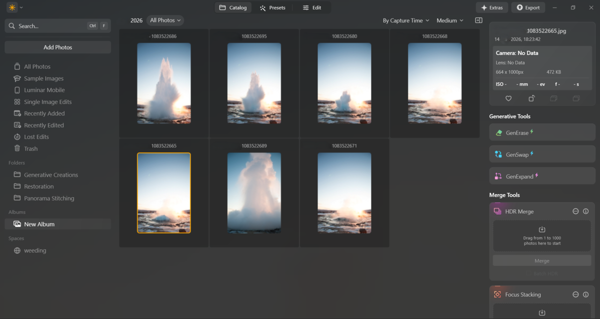 Nové album v Luminar Neo | Skylum Jak na to

