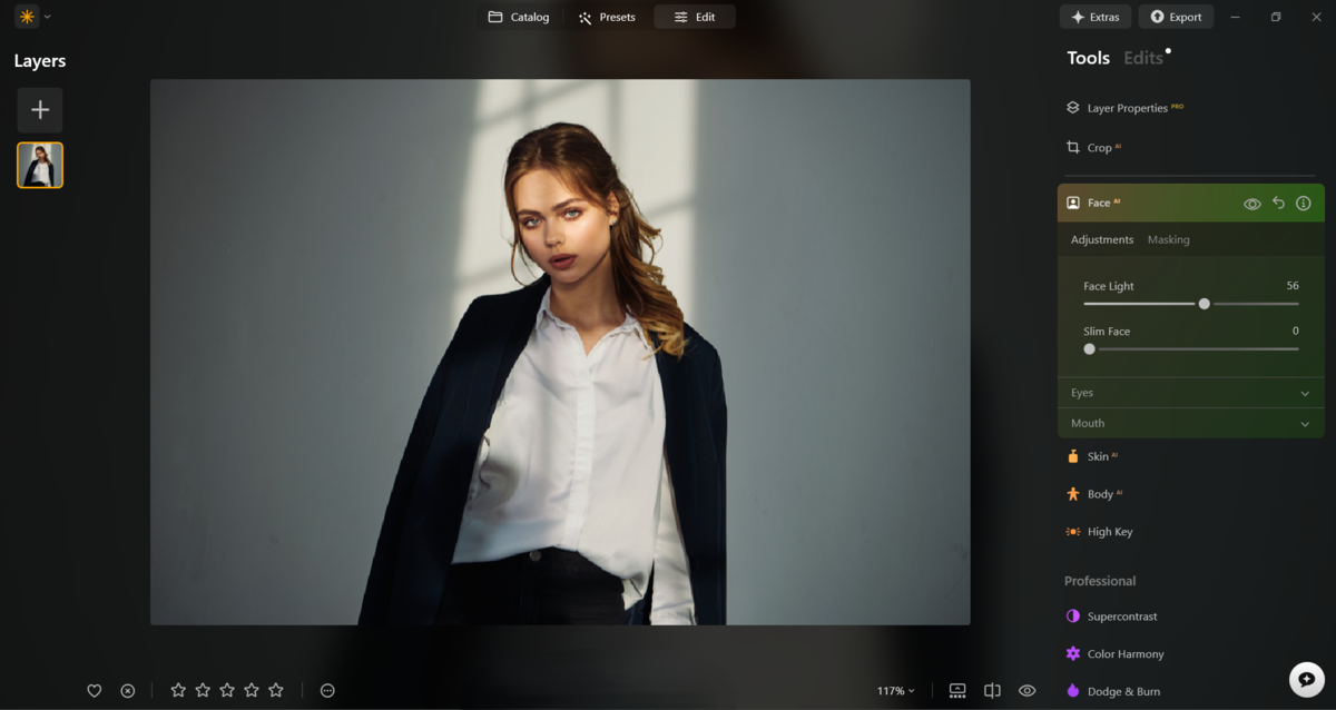 Face Light in Luminar Neo | Skylum Blog

