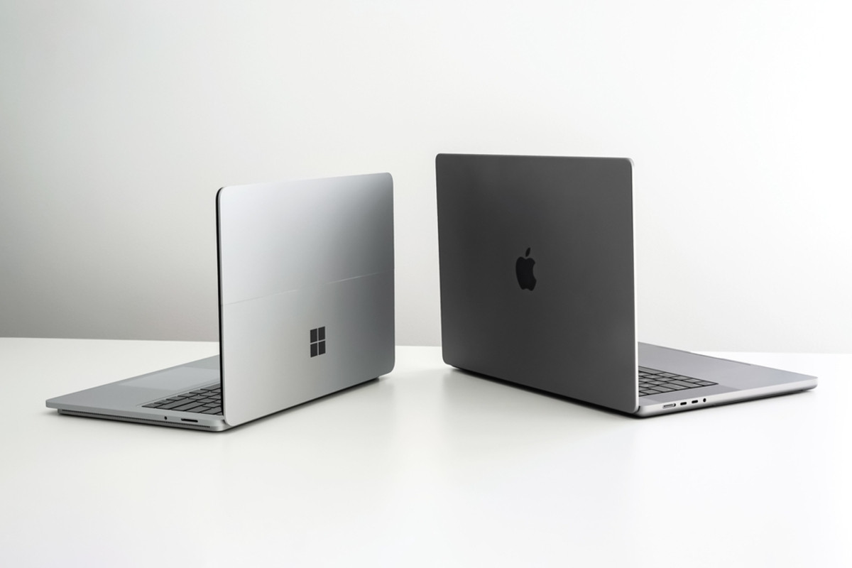 MacBook and Microsoft laptop | Skylum Blog

