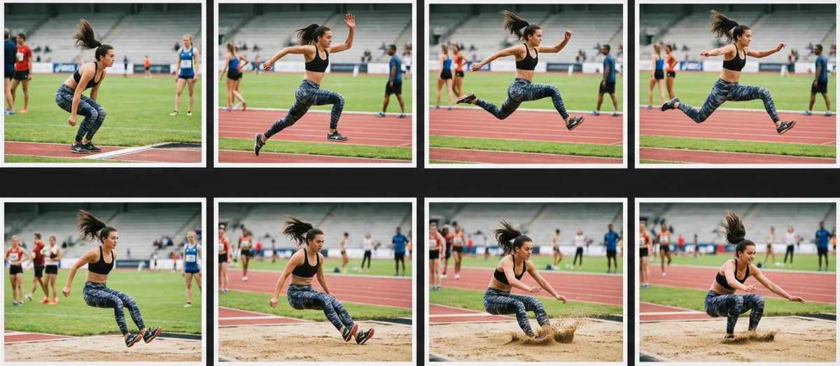 Série fotografií skokana na soutěži | Skylum How-to