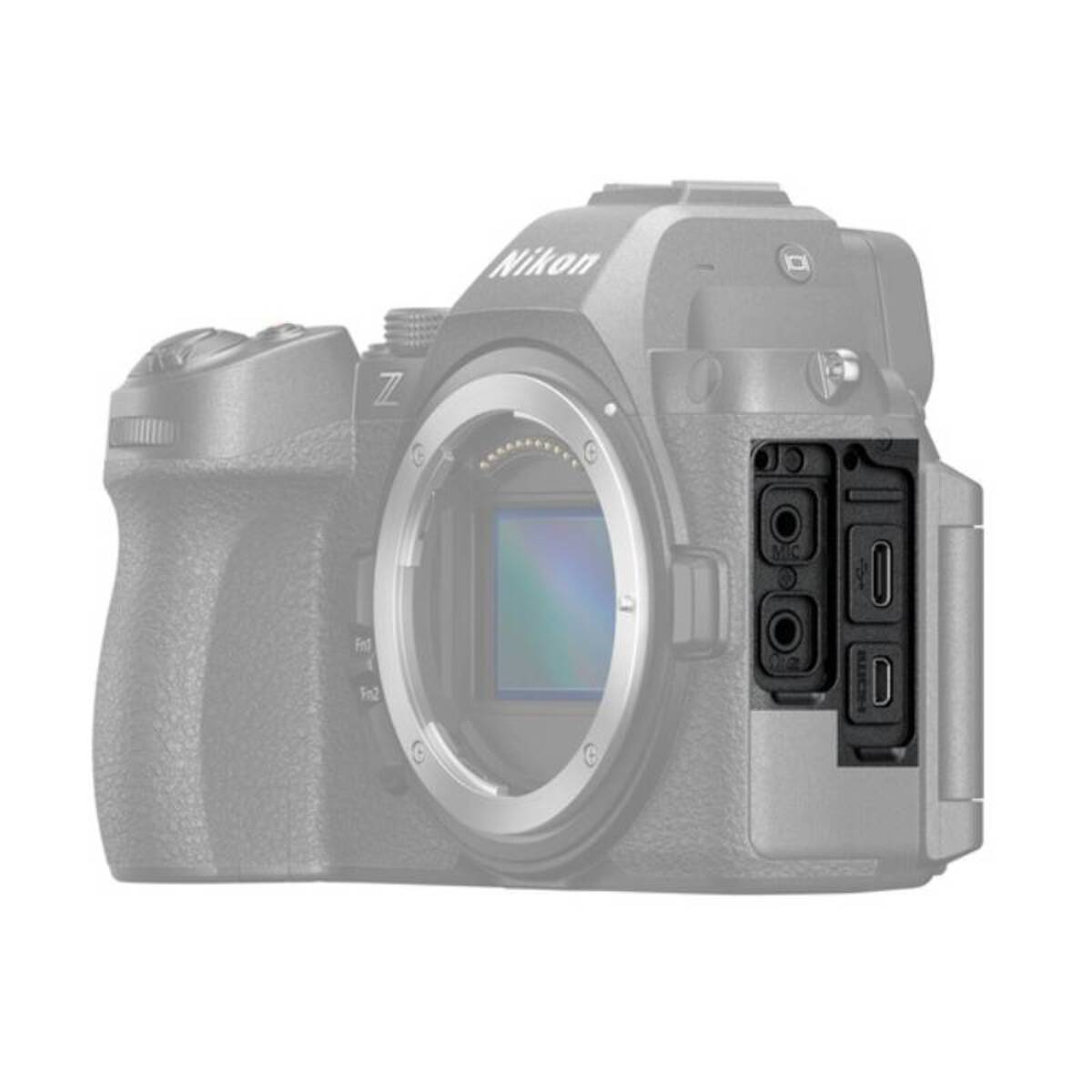 Connectors for connecting accessories in Nikon Z5 II | Skylum Blog

