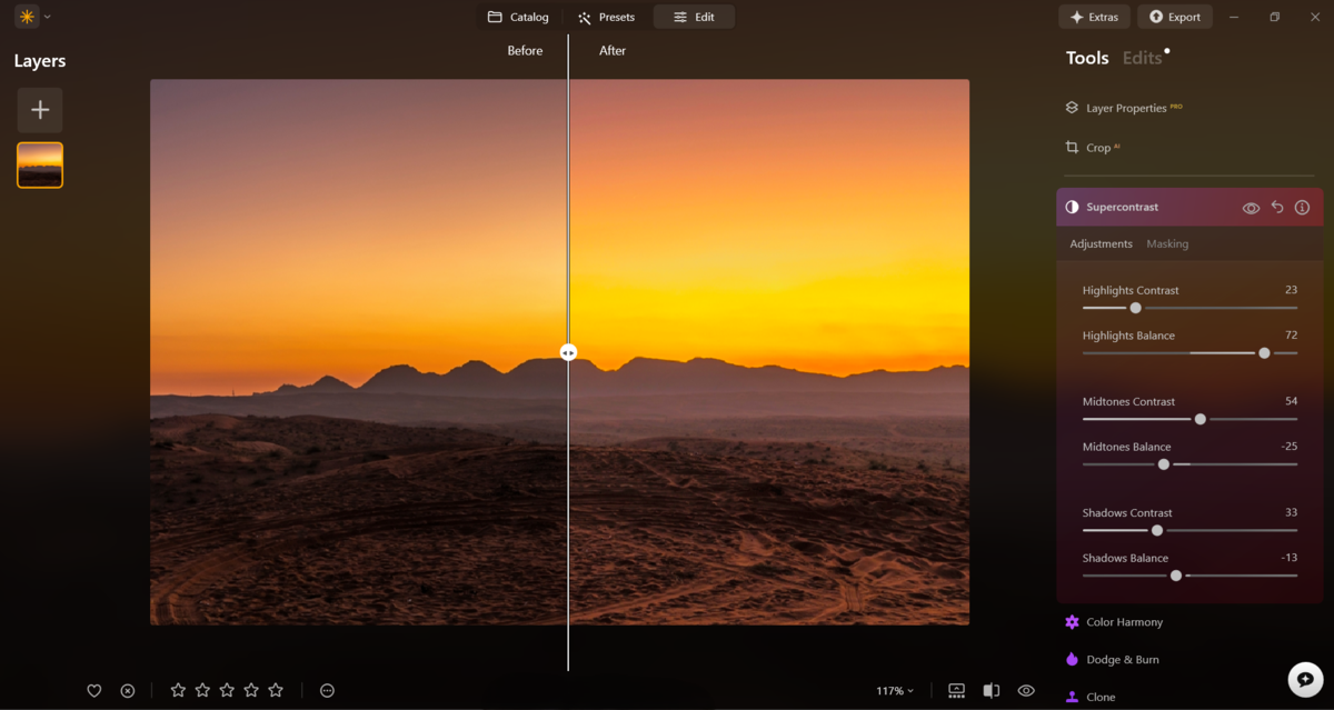 Supercontract in Luminar Neo | Skylum Blog

