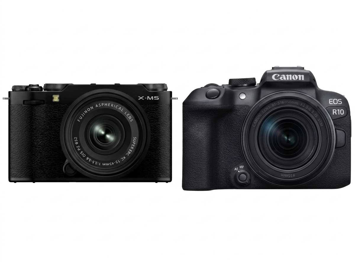 Fujifilm X-M5 and Canon EOS R10 | Skylum Blog

