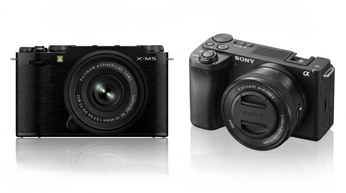 Fujifilm X-M5 and Sony ZV-E10 II | Skylum Blog

