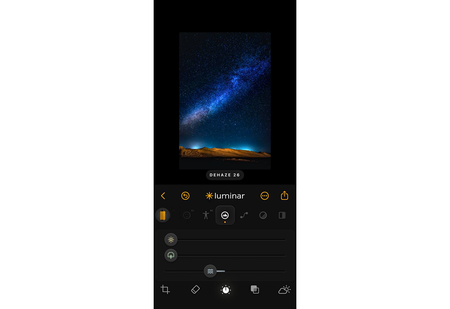 Dehaze in Luminar Mobile | Skylum How-to