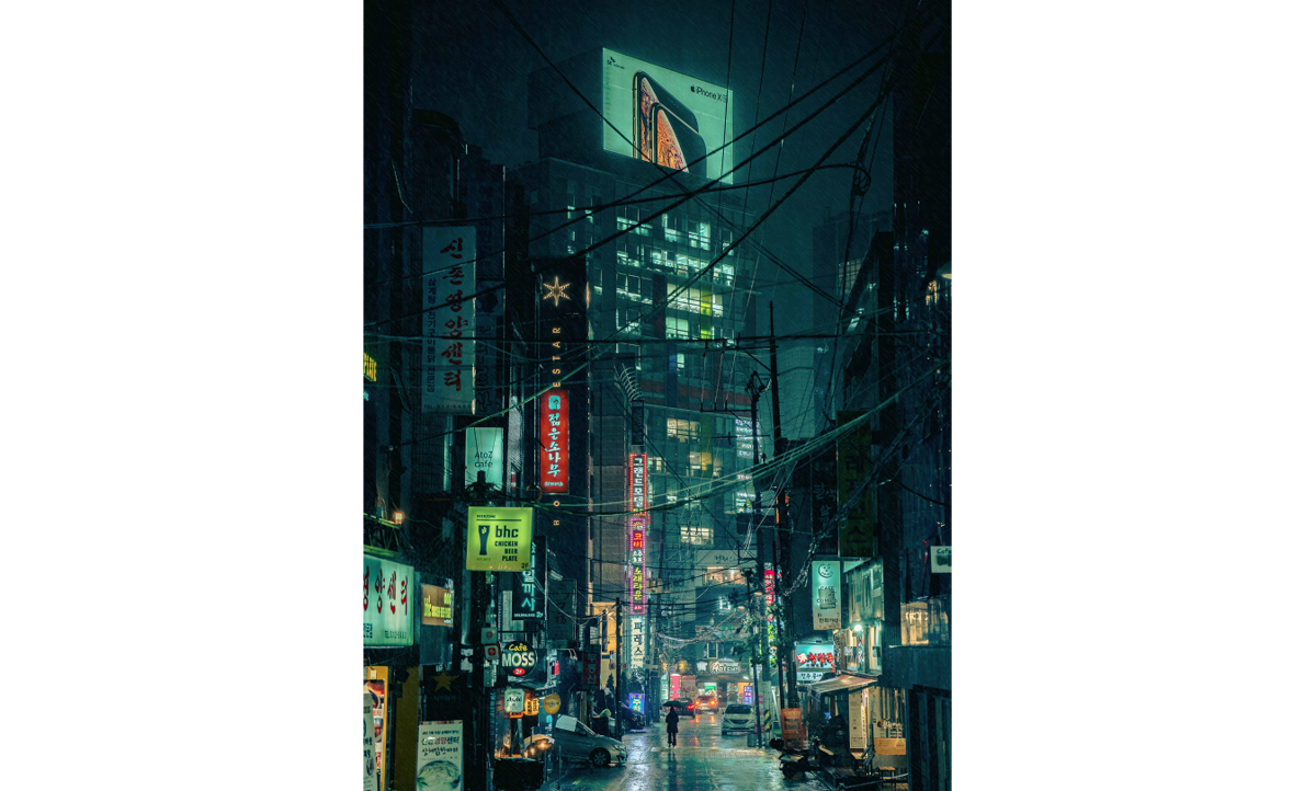 Neon night city | Skylum Blog

