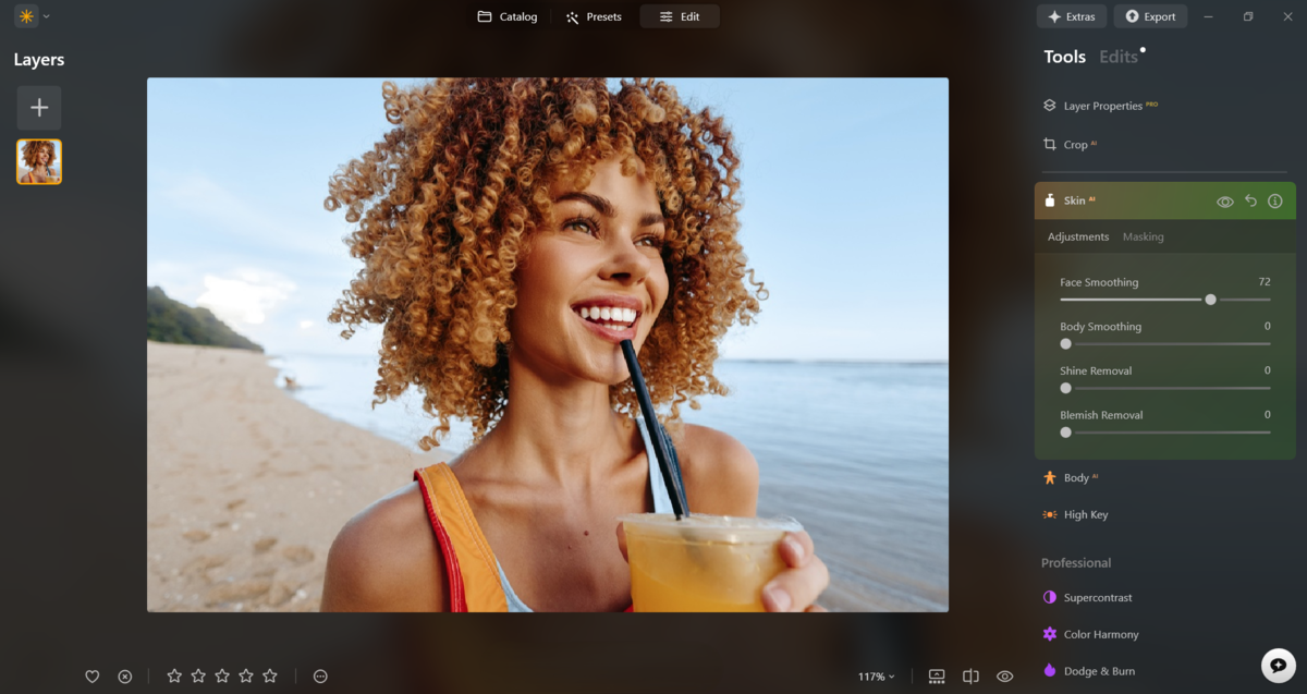 Skin Smoothing in Luminar Neo | Skylum Blog


