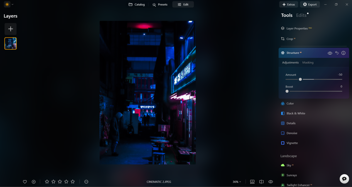 Structure AI in Luminar Neo | Skylum Blog

