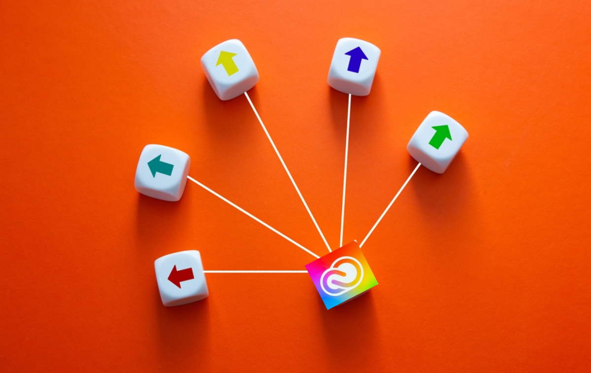 Arrows from the creative cloud icon | Skylum Blog