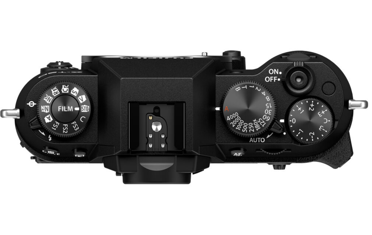 Fujifilm X-T50 top controls and dials | Skylum Blog