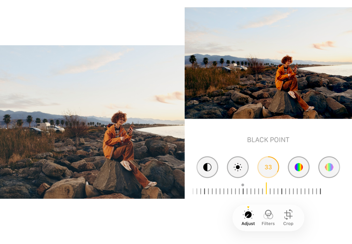 Black Point in iPhone photo settings | Skylum Blog

