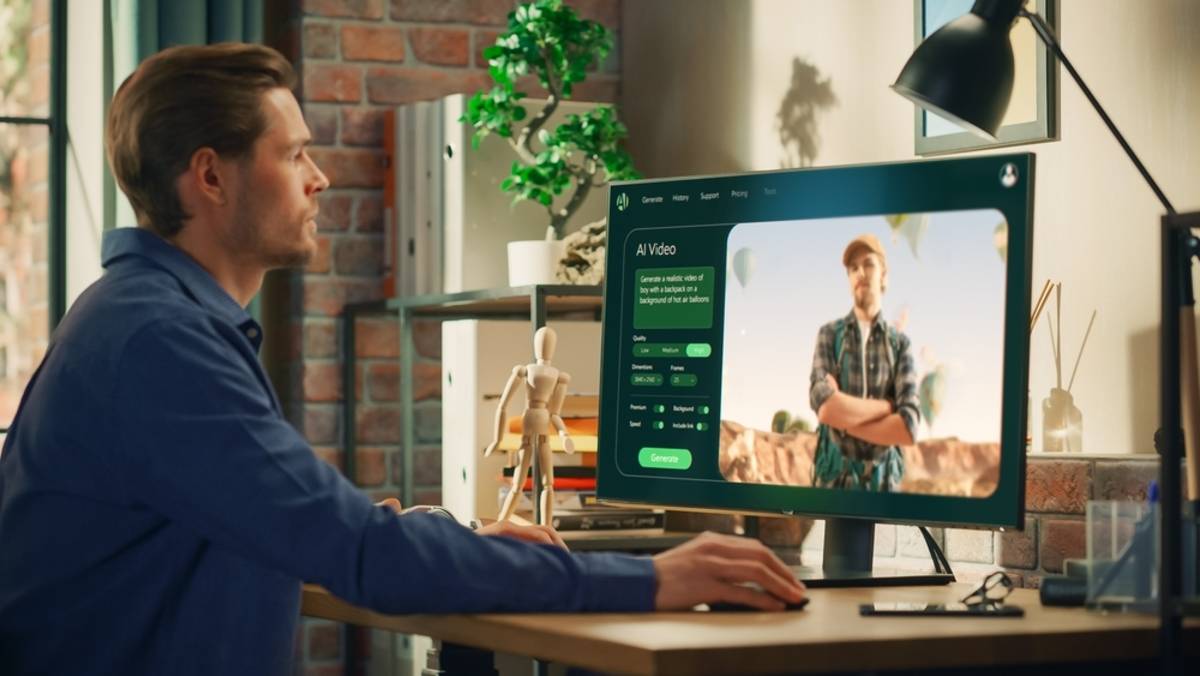 Man Creates AI Image | Skylum How-to

