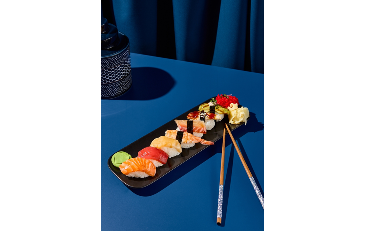 Colorful food garnish adding focus to the dish | Skylum How-to

